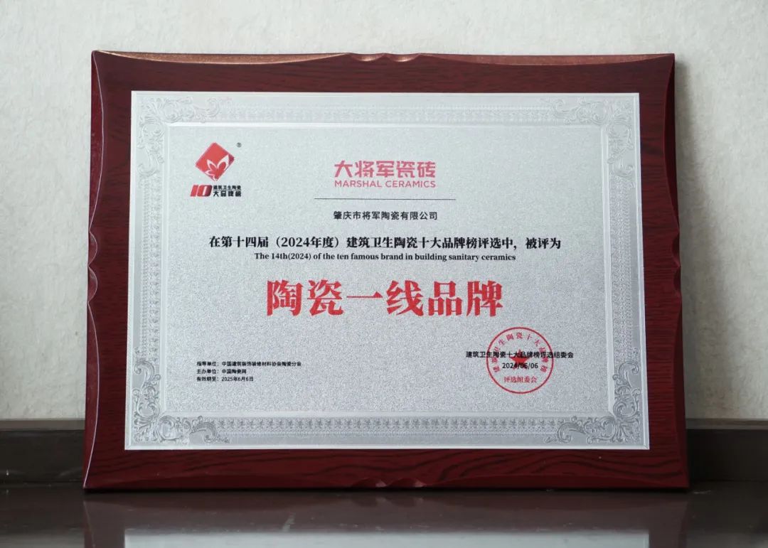 品牌標桿，綻耀不凡 ！恭喜大將軍瓷磚榮膺 “陶瓷一線(xiàn)品牌”、 “瓷磚十大品牌”兩大獎項(圖9)